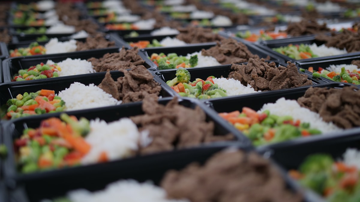 Meal prep hebdomadaire pour sportifs